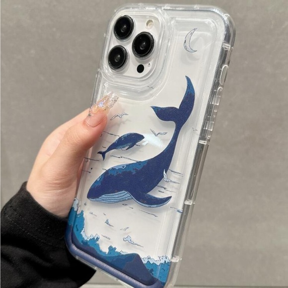 ⚠️Clearance iPhone 14/Pro/Pro Max Whale Phone Case - Picture 2 of 5